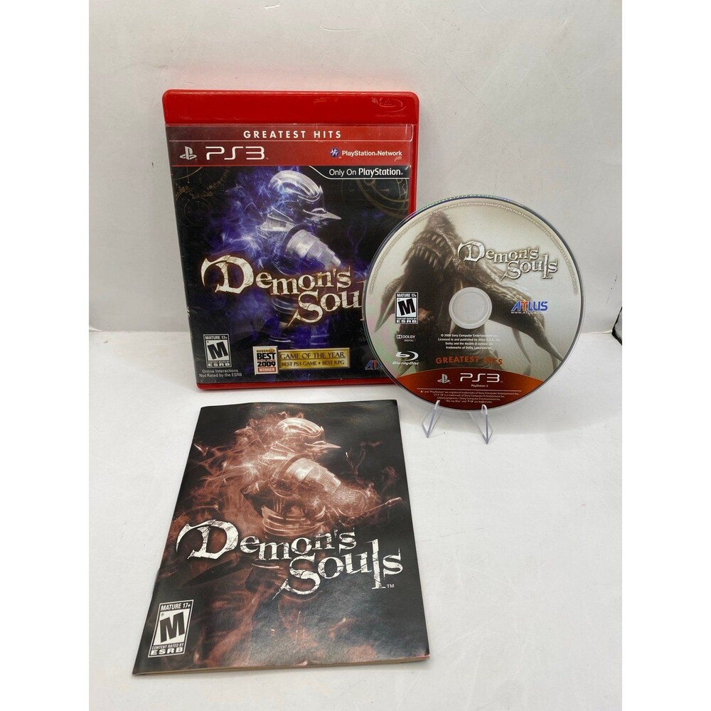 Demon's Souls PS3 Complete w/ Case & Manual - Playstation 3 Atlus
